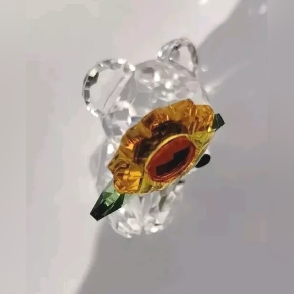 Swarovski Kris Bear A Sunflower Especially For You 2006 Figurine Sculpture - Picture 8 of 12